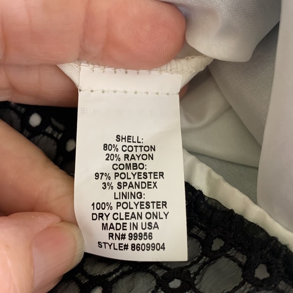 Shoshanna Lace Overlay Sleeveless Cocktail Dress - Picture 5 of 5